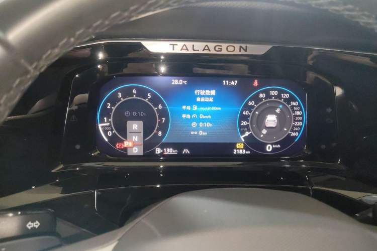 Used Volkswagen Talagon 2023 Facelift 380TSI All-Wheel-Drive Luxury Jiajing Pro 6-Seater Instrument Cluster