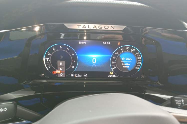 Used Volkswagen Talagon 2023 Facelift 380TSI All-Wheel-Drive Luxury Jiajing Pro 6-Seater Instrument Cluster