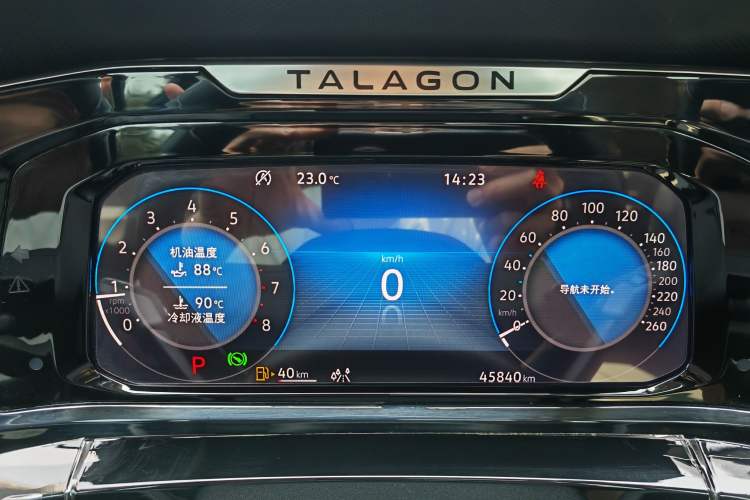 Used Volkswagen Talagon 2023 Facelift 380TSI All-Wheel Drive Luxury Jiajing Pro Version with 7 Seats Odometer Close Up