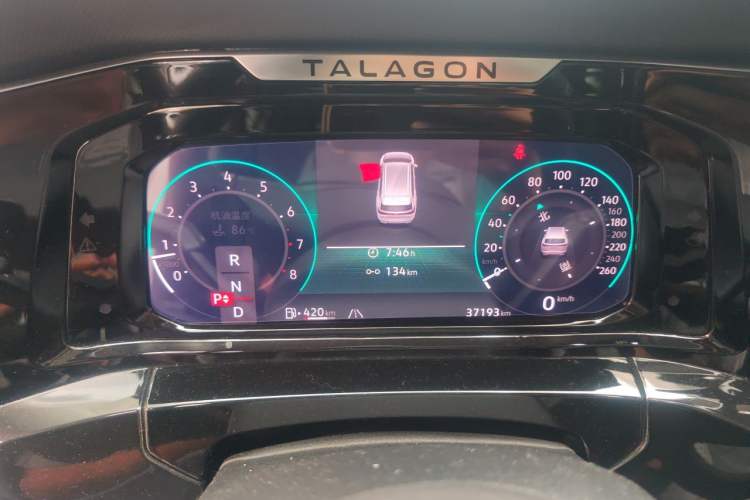 Used Volkswagen Talagon 2023 Facelift 380TSI All-Wheel-Drive Luxury Jiajing Pro 6-Seater Instrument Cluster