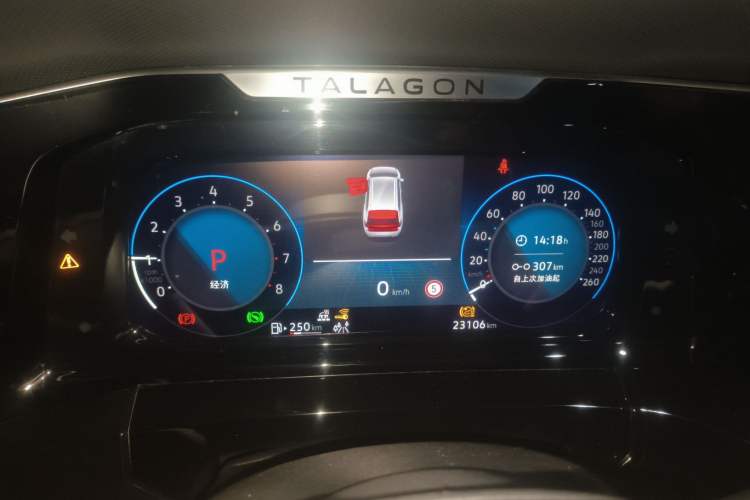 Used Volkswagen Talagon 2023 Facelift 380TSI All-Wheel Drive Luxury Jiajing Pro Version with 7 Seats Instrument Cluster