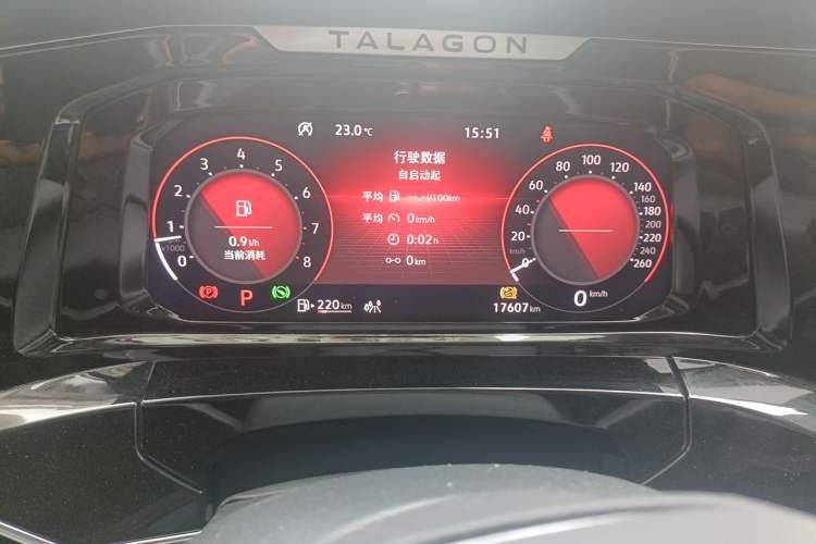Used Volkswagen Talagon 2023 Facelift 380TSI All-Wheel-Drive Luxury Jiajing Pro 6-Seater Instrument Cluster