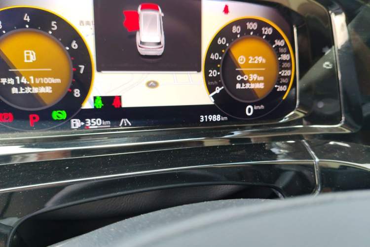 Used Volkswagen Talagon 2023 Facelift 380TSI All-Wheel-Drive Luxury Jiajing Pro 6-Seater Odometer Close Up