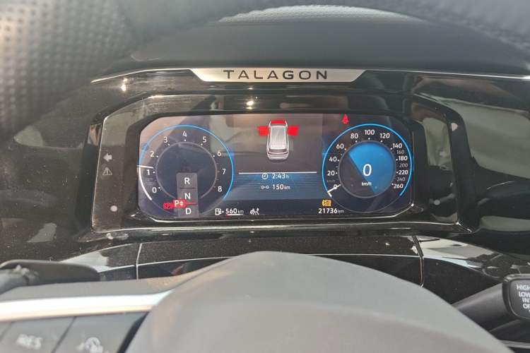 Used Volkswagen Talagon 2024 380TSI Four-Wheel Drive Luxury Jiajing Pro Shared-Experience Version 6 Seats Instrument Cluster