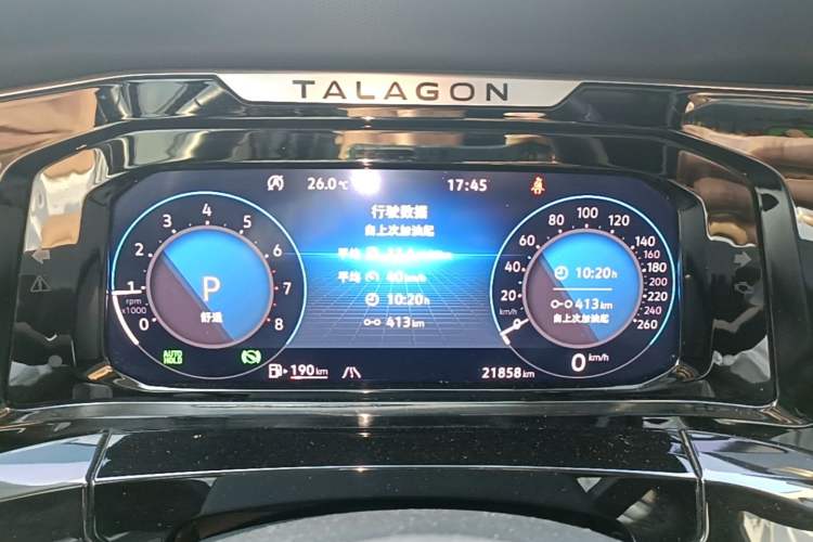 Used Volkswagen Talagon 2024 530TSI Four-Wheel-Drive Flagship Shengjing Edition Pro 6-Seater Instrument Cluster
