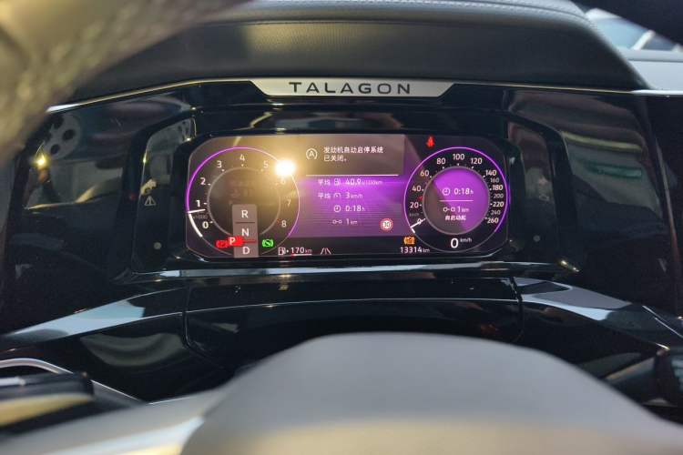 Used Volkswagen Talagon 2024 380TSI Four-Wheel Drive Luxury Jiajing Pro Shared-Experience Version 6 Seats Instrument Cluster