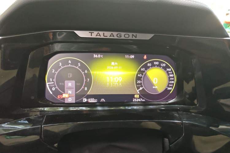 Used Volkswagen Talagon 2024 380TSI Four-Wheel Drive Luxury Jiajing Pro Shared-Experience Version 6 Seats Instrument Cluster