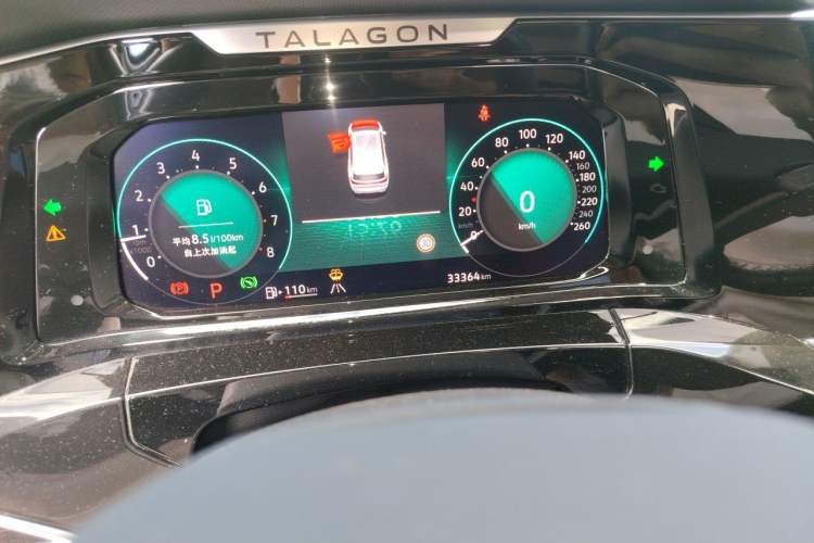 Used Volkswagen Talagon 2024 380TSI All-Wheel Drive Luxury Prestige Pro 6-Seater Odometer Close Up