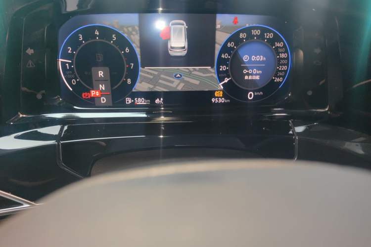 Used Volkswagen Talagon 2024 380TSI All-Wheel Drive Luxury Prestige Pro 7-Seater Odometer Close Up