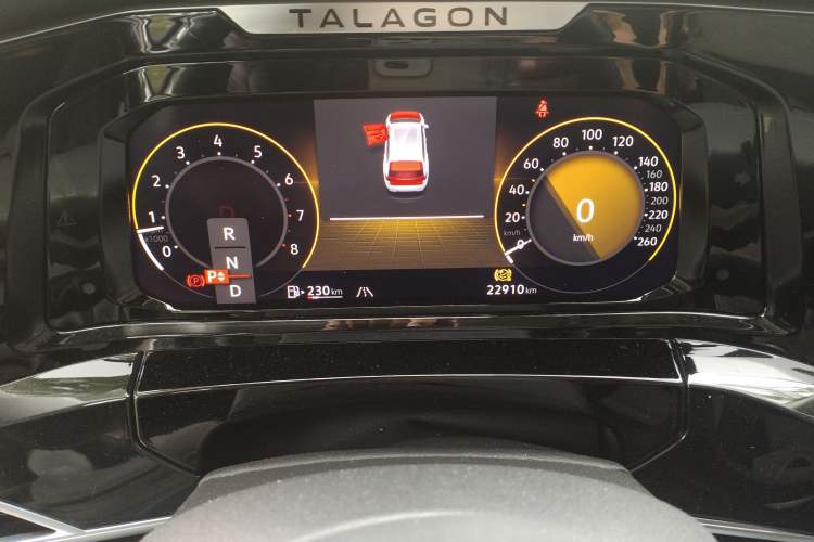 Used Volkswagen Talagon 2024 380TSI All-Wheel-Drive Luxury Jiajing Pro Shared-Estate 7-Seater Odometer Close Up