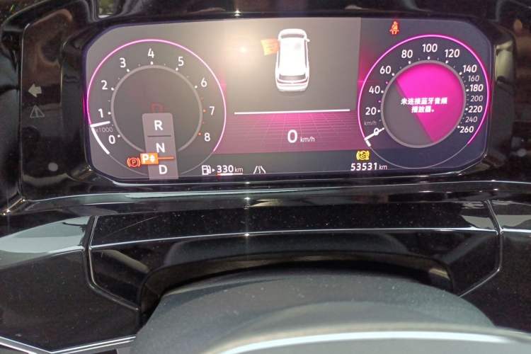Used Volkswagen Talagon 2024 530TSI Four-Wheel-Drive Flagship Shengjing Edition Pro 6-Seater Odometer Close Up