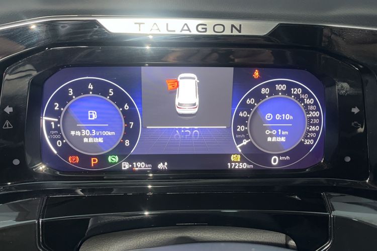 Used Volkswagen Talagon 2024 380TSI Four-Wheel-Drive Flagship Shengjing Shared Enjoyment Version 7 Seats Odometer Close Up
