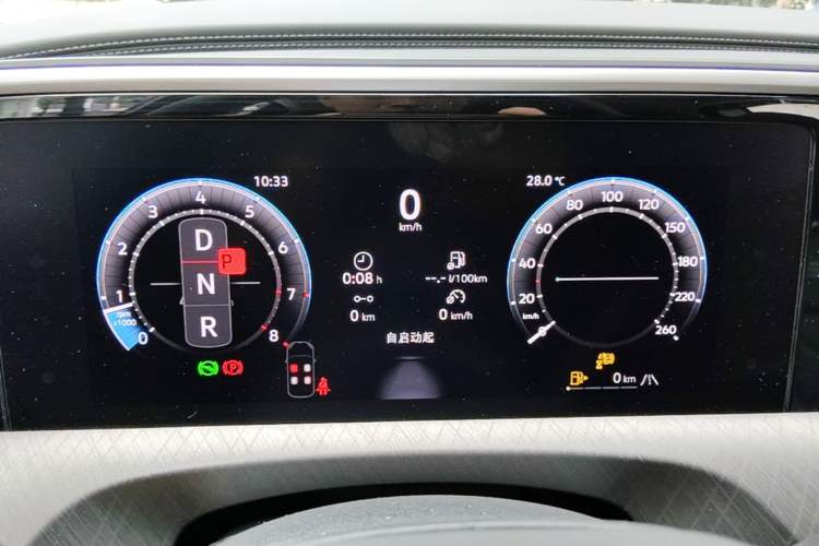 Used Volkswagen Talagon 2026 Model 450TSI Four-Wheel Drive Flagship 6-Seater Instrument Cluster