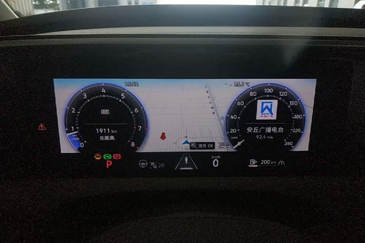 Used Volkswagen Talagon 2026 Model 450TSI Four-Wheel Drive Flagship 6-Seater Instrument Cluster