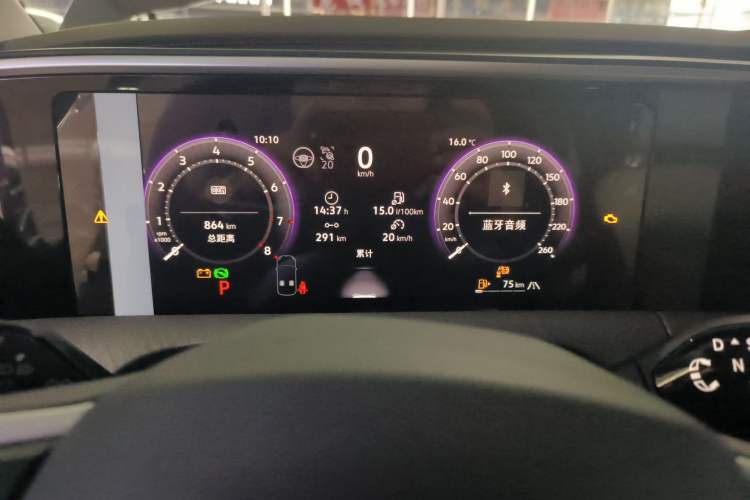 Used Volkswagen Talagon 2026 Model 450TSI Four-Wheel Drive Flagship 6-Seater Odometer Close Up