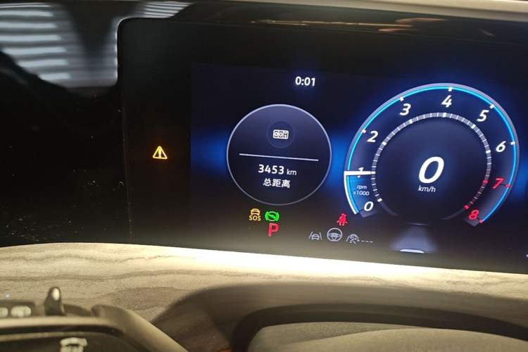 Used Volkswagen Talagon 2026 Model 450TSI Four-Wheel Drive Supreme 6-Seater Odometer Close Up