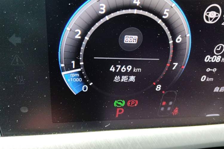 Used Volkswagen Talagon 2026 Model 450TSI Four-Wheel Drive Flagship 6-Seater Odometer Close Up
