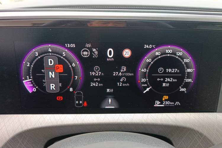 Used Volkswagen Talagon 2026 Model 450TSI Four-Wheel Drive Flagship 6-Seater Instrument Cluster