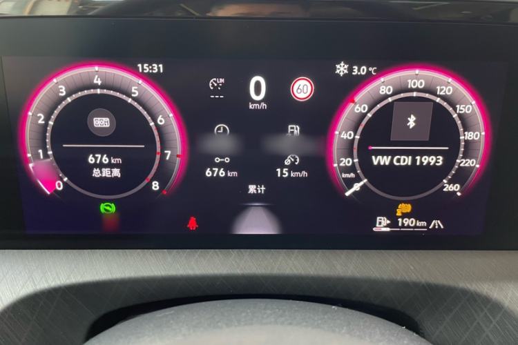 Used Volkswagen Talagon 2026 Model 450TSI Four-Wheel Drive Flagship 6-Seater Instrument Cluster