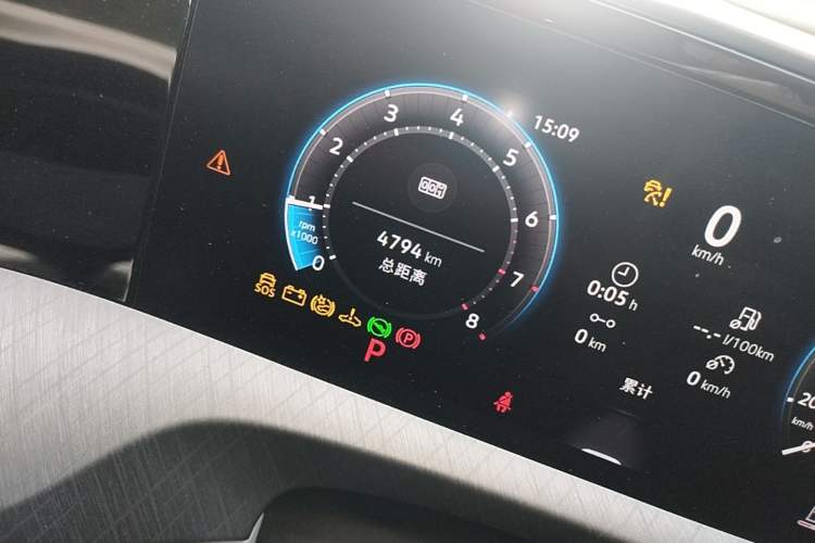 Used Volkswagen Talagon 2026 Model 450TSI Four-Wheel Drive Flagship 6-Seater Odometer Close Up
