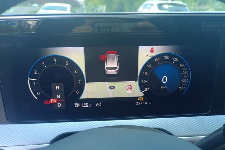 Used Volkswagen Tavendor 2023 380TSI Four-Wheel Drive R-Line Cruise Edition Instrument Cluster