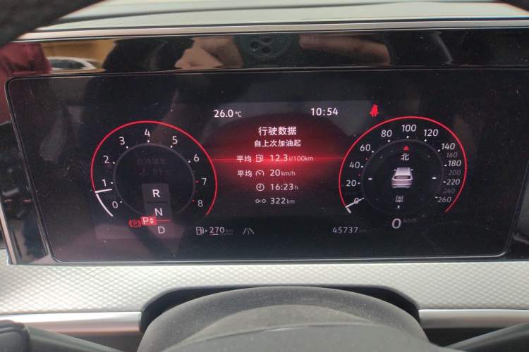 Used Volkswagen Tavendor 2023 380TSI Four-Wheel Drive R-Line First Edition Instrument Cluster