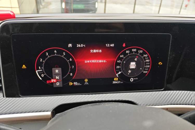 Used Volkswagen Tavendor 2023 380TSI Four-Wheel Drive R-Line Cruise Edition Instrument Cluster