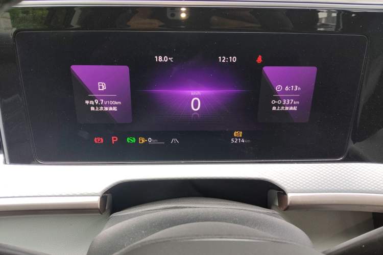 Used Volkswagen Tavendor 2023 380TSI Four-Wheel Drive R-Line Cruise Edition Instrument Cluster