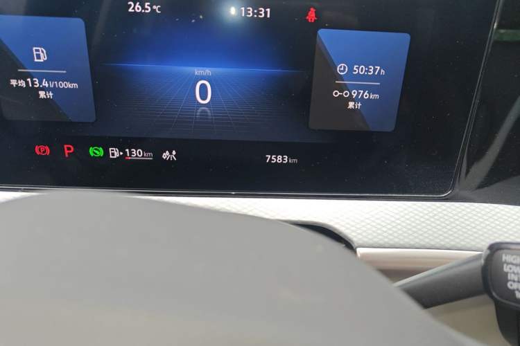 Used Volkswagen Tavendor 2023 380TSI Four-Wheel Drive R-Line Cruise Edition Odometer Close Up