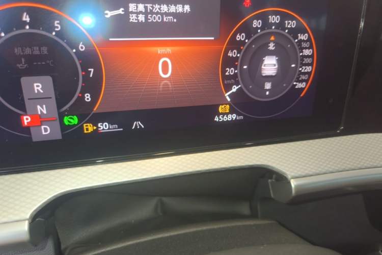 Used Volkswagen Tavendor 2023 380TSI Four-Wheel Drive R-Line Cruise Edition Odometer Close Up