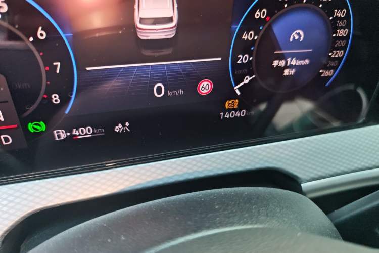 Used Volkswagen Tavendor 2023 380TSI Four-Wheel Drive R-Line Cruise Edition Odometer Close Up