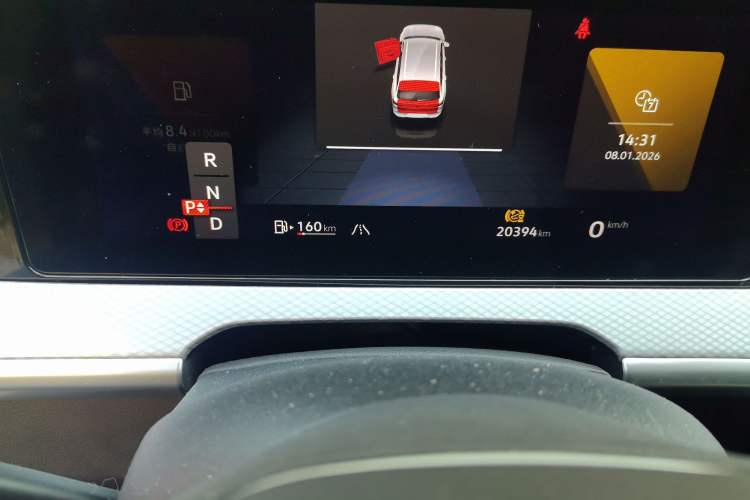Used Volkswagen Tavendor 2023 380TSI Four-Wheel Drive R-Line Cruise Edition Odometer Close Up