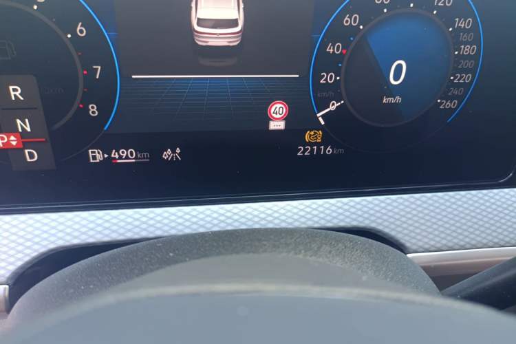 Used Volkswagen Tavendor 2023 380TSI Four-Wheel Drive R-Line Cruise Edition Odometer Close Up