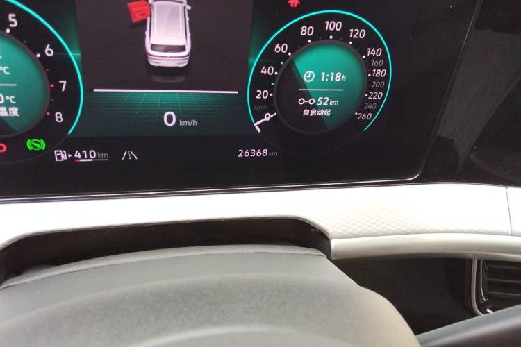 Used Volkswagen Tavendor 2023 380TSI Four-Wheel Drive R-Line Cruise Edition Odometer Close Up