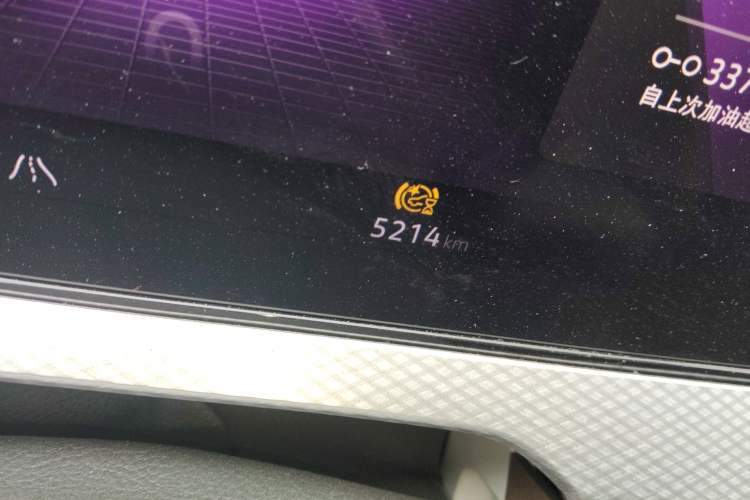 Used Volkswagen Tavendor 2023 380TSI Four-Wheel Drive R-Line Cruise Edition Odometer Close Up