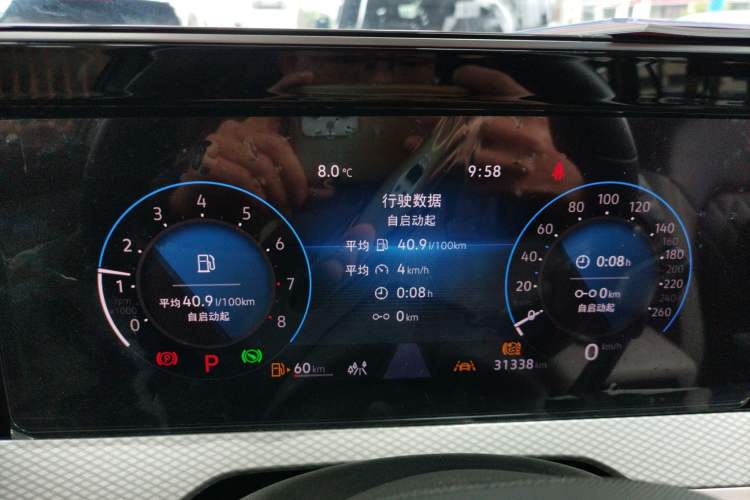 Used Volkswagen Tavendor 2023 380TSI Four-Wheel Drive R-Line First Edition Instrument Cluster