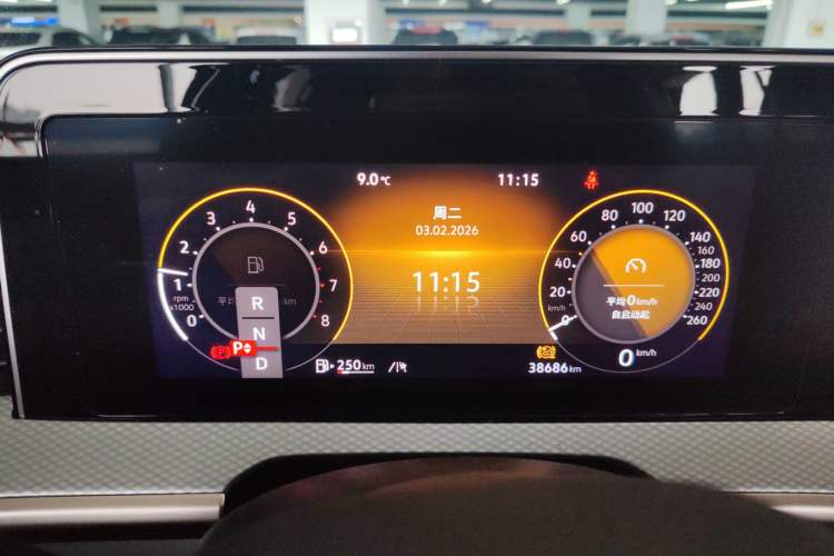 Used Volkswagen Tavendor 2023 380TSI Four-Wheel Drive R-Line Cruise Edition Instrument Cluster