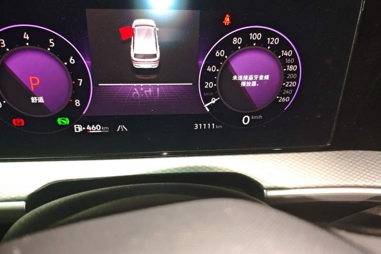 Used Volkswagen Tavendor 2023 380TSI Four-Wheel Drive R-Line Cruise Edition Odometer Close Up