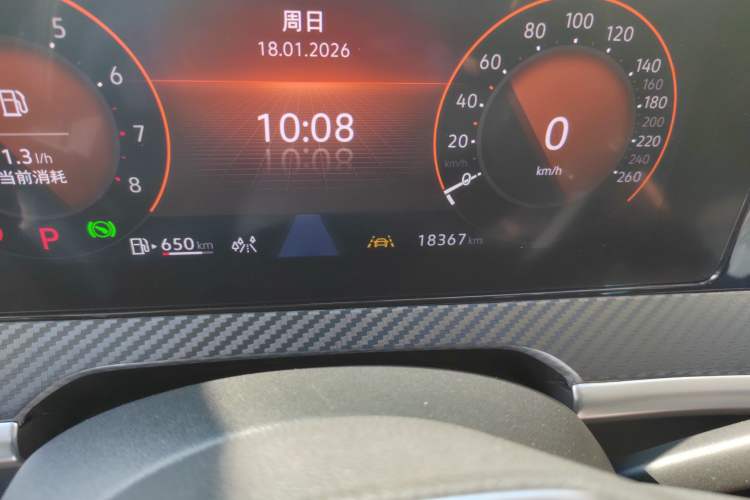 Used Volkswagen Tavendor 2023 380TSI Four-Wheel Drive R-Line Cruise Edition Odometer Close Up
