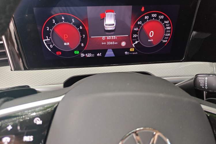 Used Volkswagen Tavendor 2023 380TSI Four-Wheel Drive R-Line Cruise Edition Instrument Cluster