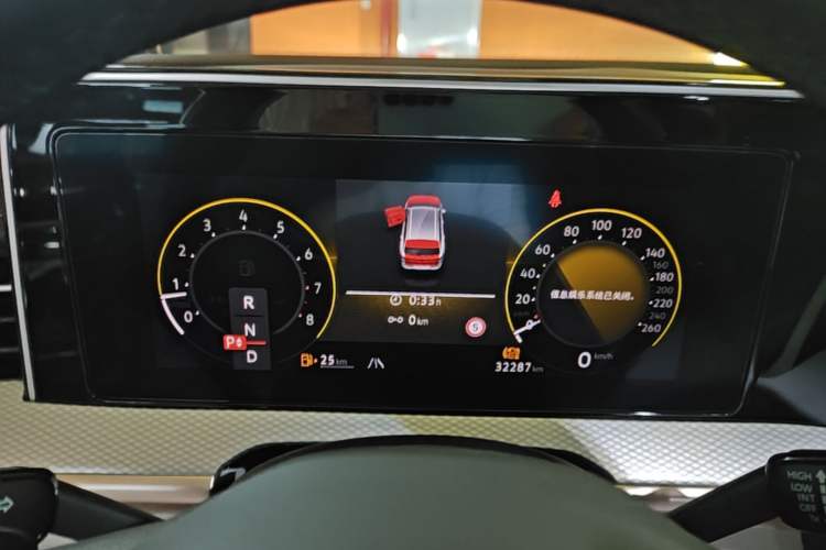 Used Volkswagen Tavendor 2023 380TSI Four-Wheel Drive R-Line Cruise Edition Instrument Cluster