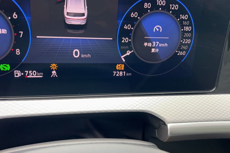 Used Volkswagen Tavendor 2023 380TSI Four-Wheel Drive R-Line Cruise Edition Odometer Close Up