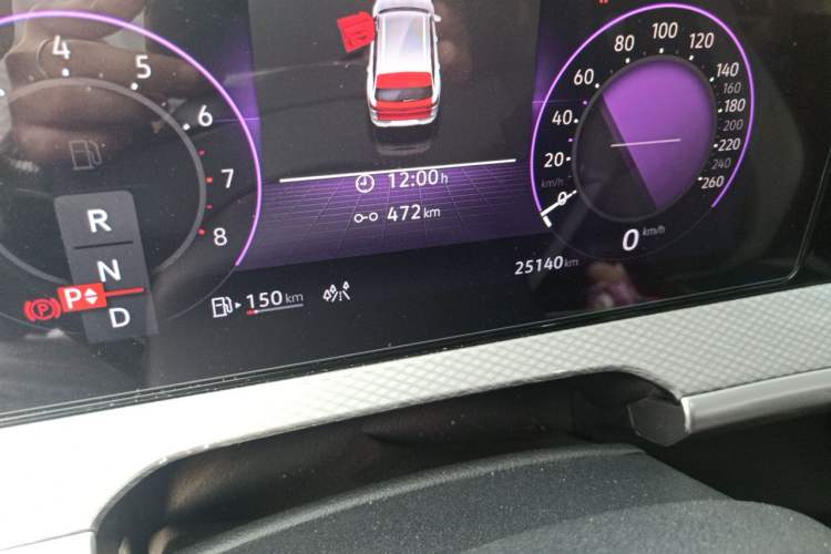 Used Volkswagen Tavendor 2024 380TSI All-Wheel Drive R-Line Cruise Edition Odometer Close Up
