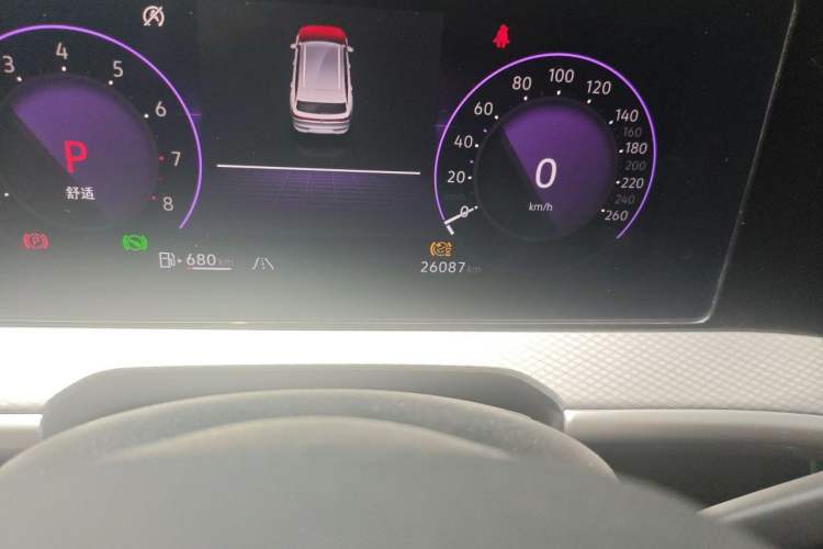 Used Volkswagen Tavendor 2024 380TSI All-Wheel Drive R-Line Cruise Edition Odometer Close Up