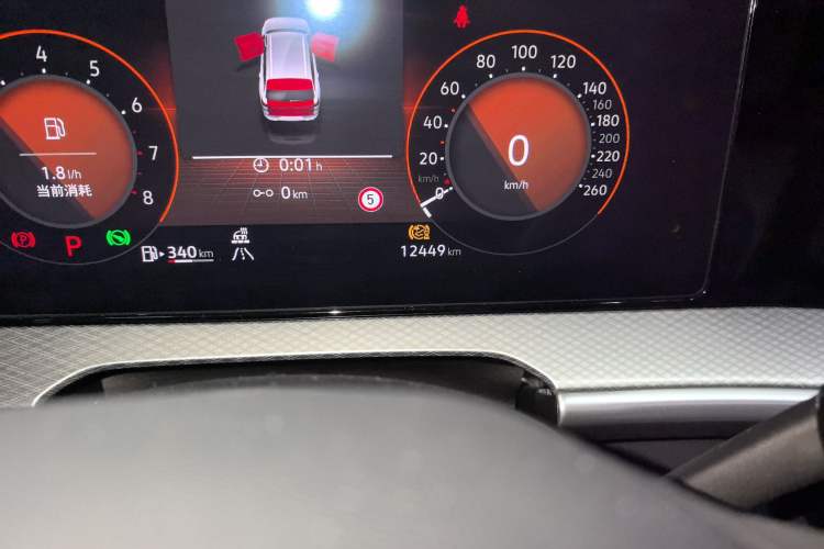 Used Volkswagen Tavendor 2024 380TSI All-Wheel Drive R-Line Cruise Edition Odometer Close Up