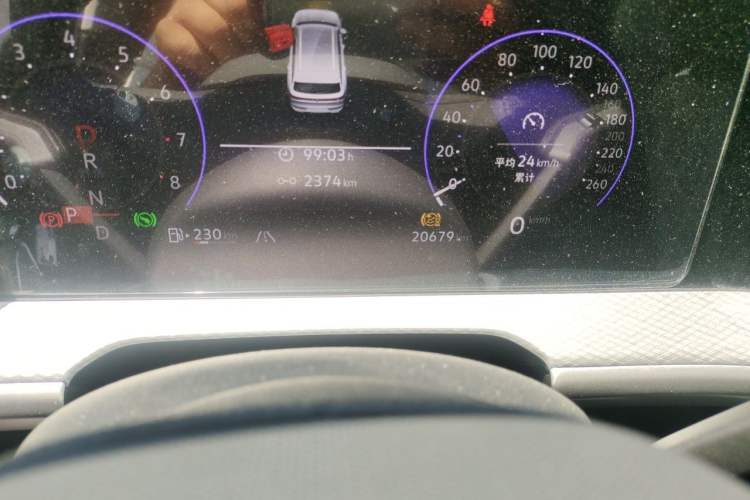 Used Volkswagen Tavendor 2024 380TSI All-Wheel Drive R-Line Cruise Edition Odometer Close Up