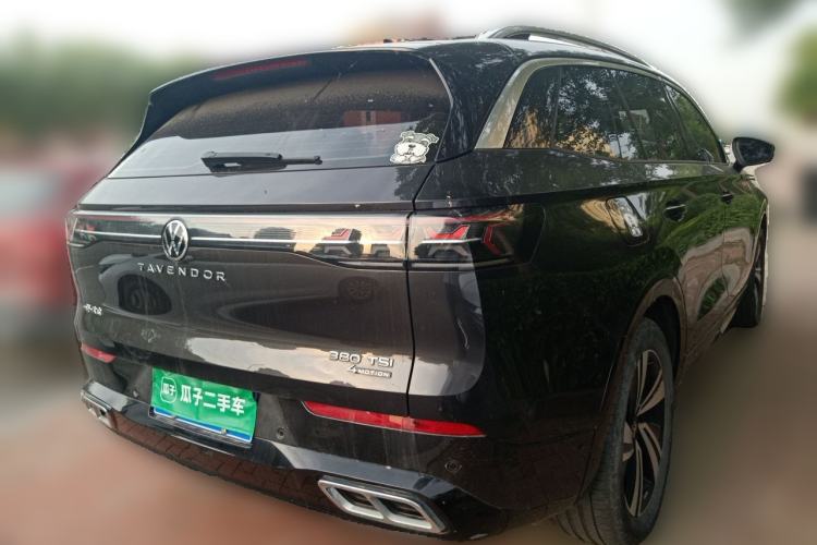 Used Volkswagen Tavendor 2024 380TSI All-Wheel Drive R-Line Cruise Edition Rear Right 45 Deg