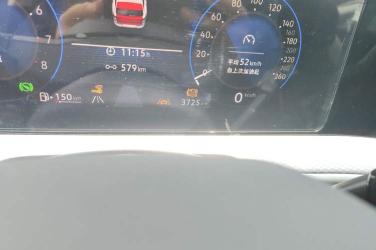 Used Volkswagen Tavendor 2025 Model 380TSI Four-Wheel Drive R-Line Cruise Zhongxiang Edition Odometer Close Up