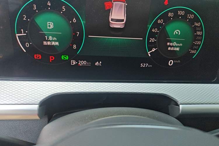 Used Volkswagen Tavendor 2025 Model 380TSI Four-Wheel Drive R-Line Cruise Zhongxiang Edition Odometer Close Up
