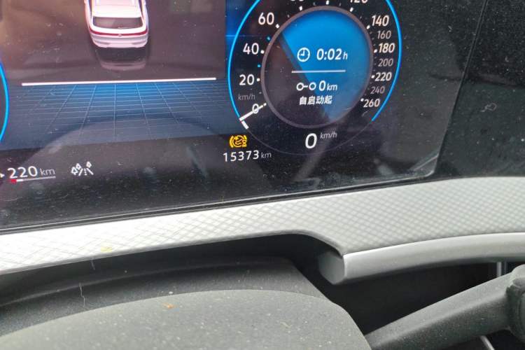Used Volkswagen Tavendor 2025 Model 380TSI Four-Wheel Drive R-Line Cruise Zhongxiang Edition Odometer Close Up